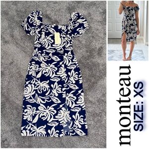 NWT - MONTEAU - Short Sleeve Dress - SIZE XS